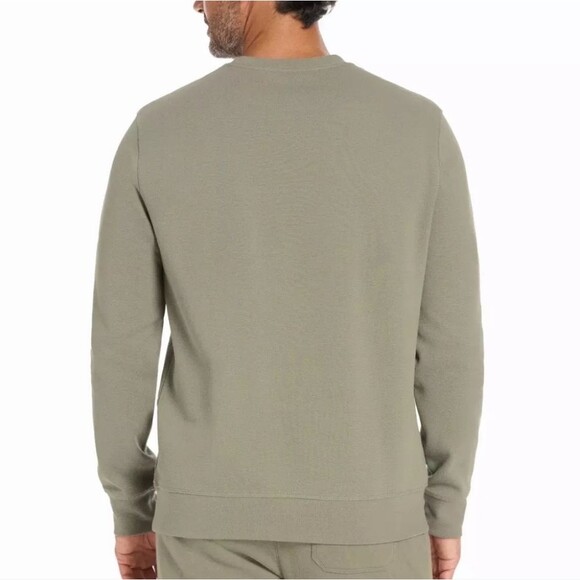 New! Hurley Mens Olive Green Crewneck Long Sleeve Sweatershirt Siz M Regular Fit - Picture 6 of 10